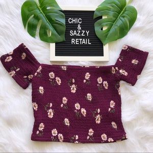 Forever 21 Woven Crop Top